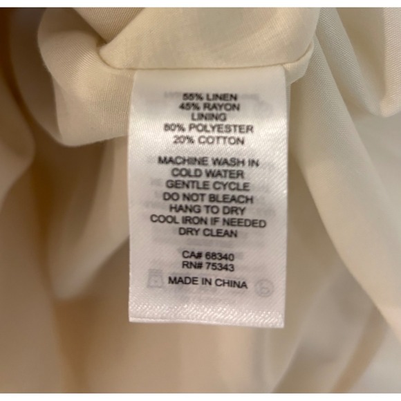 House of Harlow 1960 Dress Size 4 Cream Turquoise‎ Floral Bead Sleeveless - Picture 7 of 7